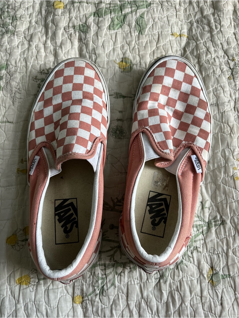 Vans checkerboard pink 7.5